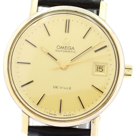 OMEGA De Ville 166.0161 Cal.1012 gold Dial Automatic Men's Watch - Picture 4 of 13